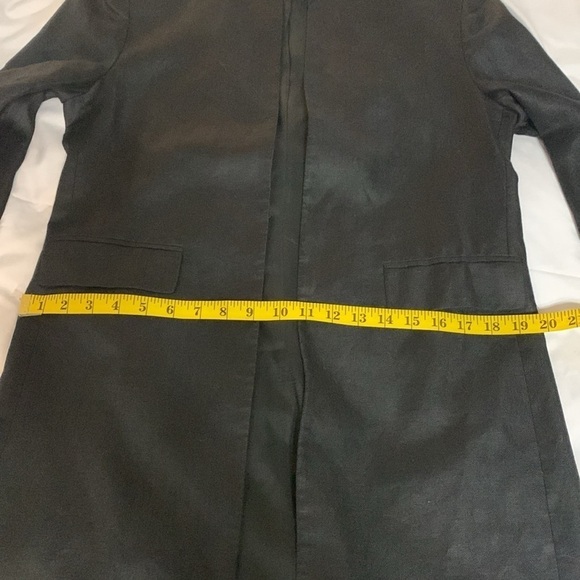 Ralph Lauren black linen, knee-high jacket - Picture 14 of 16